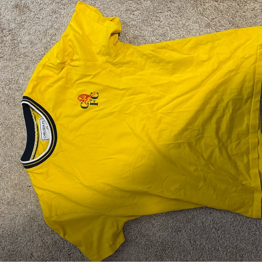 Yellow Graphic T-Shirt with Black Trim